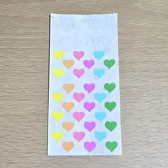 サンディライオン　ハート　カラフル　マルチカラー　ステッカー　シール