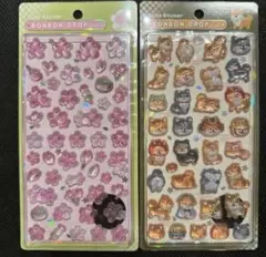【正規品】ボンボンドロップシール 和柄 2種セット