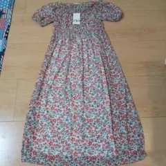 新品未使用 ZARA 花柄 ロングワンピース