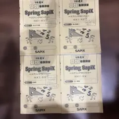 SAPIX 小学6年 算数 春期講習 スプリングサピックス - メルカリ