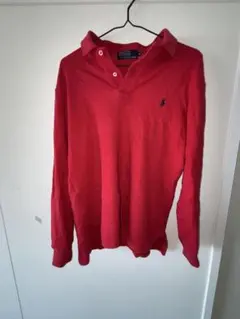 Polo by Ralph Lauren 赤 長袖ポロシャツ M