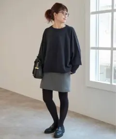 専用　Spick and Span バルキーヤーンドルマンロングリブニット