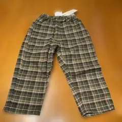 マーキーズ　チェックシェフパンツ130秋冬 新品未使用