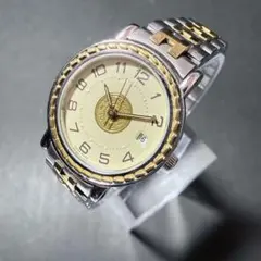 稼働/美品 エルメス セリエ コンビ 時計 Hブレス デイト 3針 クォーツのサムネイル