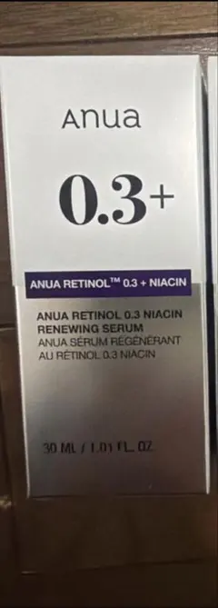 Anua 0.3+ レチノール・ナイアシン美容液 30ml