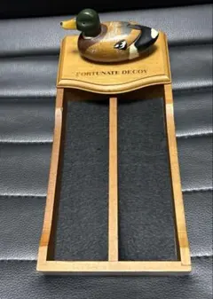 1970年代 ヴィンテージ イギリス 木製デコイ 親子セット 2体セット