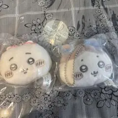 ちいかわマスコットミラーリボン　（ちいかわ、ハチワレ）セットbox無