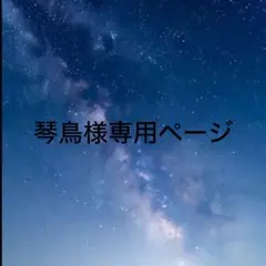 琴鳥様専用ページ