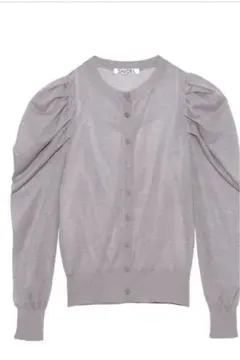 スナイデル　パフスリーブ　カーディガン