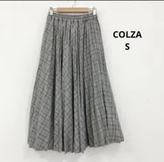 新品✨コルザ COLZA プリーツスカート S チェック柄 総ゴム