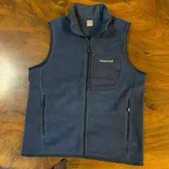 mont-bell Kid's 160 フリースベスト ネイビー