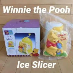 【美品・箱付】くまのプーさん かき氷器 バラ氷対応 アイススライサー レトロのサムネイル