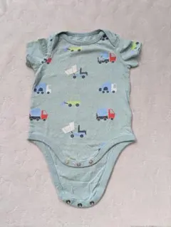 baby GAPはたらく車柄ロンパース 水色 70サイズ