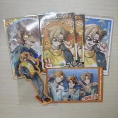 三ミ一体 伏見ガク チェキ風カード ステッカー art