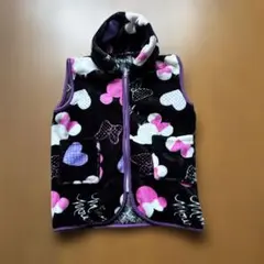 ミニーマウス柄 ベスト