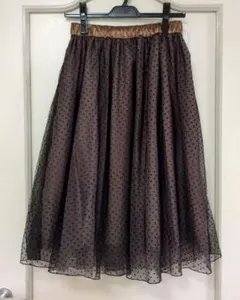 新品　ジルバイジルスチュアート　ドット　チュールスカートのサムネイル