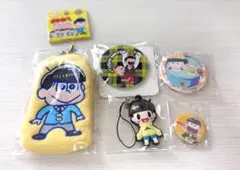 十四松 缶バッジ がま口ポーチ ラバーストラップ まとめ売り