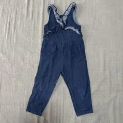 デニムフリルオーバーオール　ブリーズ