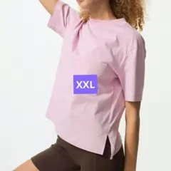 エアリズムコットンT ピンクXXL