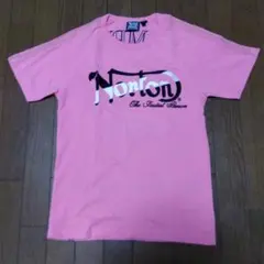 Norton Tシャツ ピンク ロゴ刺繍
