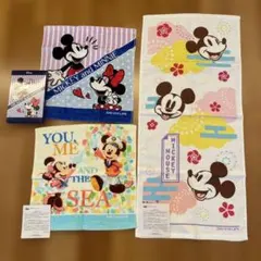 Disney Mickey & Minnie タオルセット 非売品
