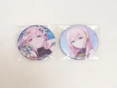 巡音ルカ　グリッター缶バッジ 10B 9B