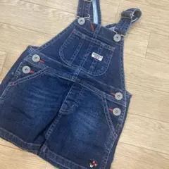美品！ダブルビー　デニムジャンパースカート 90
