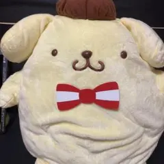 ポムポムプリン 超超BIGぬいぐるみ 紅白リボン