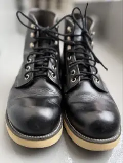【希少】レッドウィング 羽タグ プリント4 1/2 ブラック　おまけ付き☆ REDWING RW-8179 刺繍羽タグ前期 97年製 - 赤い羽BLOG