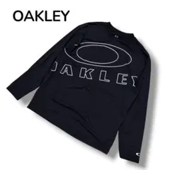 OAKLEY オークリー ロンT デカロゴ 黒 XL テック系 ストリート