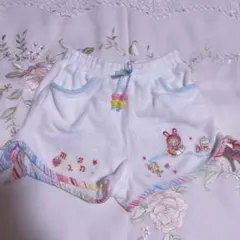 メゾピアノ☆新品 海水浴シリーズ ベリエちゃんパンツ 白のサムネイル