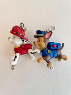 パウパトロール マーシャルとチェイス キーホルダーセット