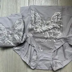 BRADELIS New York すらっと快適ショーツ グレージュ L 2枚組のサムネイル