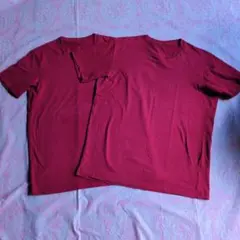 UNIQLO Tシャツ Lサイズ　レッド2枚