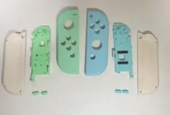 ジャンク】Joy-Con (L) あつまれ どうぶつの森 仕様＋ストラップ付き