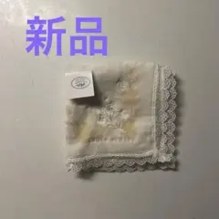 新品　LAURA ASHLEY花柄刺繍タオルハンカチ