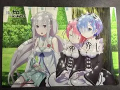 Re:ゼロ リゼロ エミリア レム ラム ラバーマット プレイマット