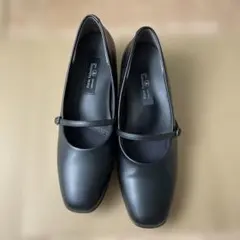 Furio Valentino 幅広4E 23.5cm ストラップパンプス　黒のサムネイル