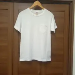 Cross & Stitch ポケット付きTシャツ ホワイトのサムネイル