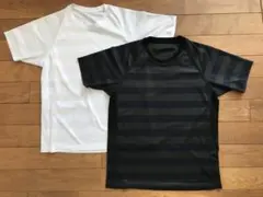 GUジーユーTシャツ2枚セット 軽量 速乾 ランニング ウォーキング ユニクロ