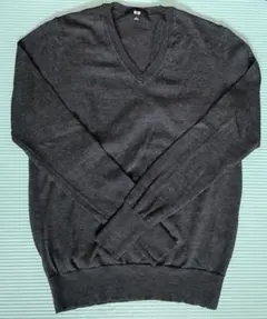 ❥美品❥ユニクロ❥ ピュアウール100% セーター❥ Vネック