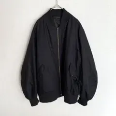 MUJI 無印良品 MA-1 ジャケット ブラック Mサイズ