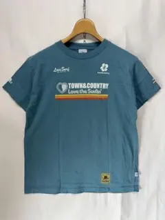 90s Town & Country Tシャツ サーフロゴビッグプリント 160