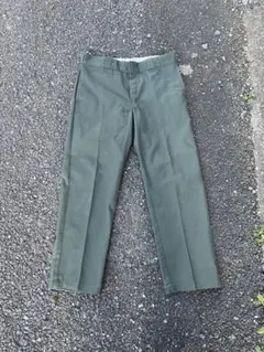 グリーン ワークパンツ