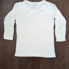 キッズ用　インナー　下着　長袖　白