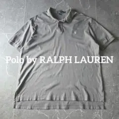BIGサイズ Polo by RALPH LAUREN ポロシャツ 2XL 灰色