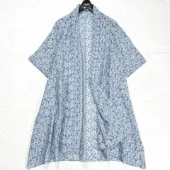JURGEN LEHL　シルク混　花柄　カットワーク　刺繍　カーディガン　羽織りのサムネイル