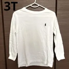 ラルフローレン　ロンT Tシャツ　ホワイト　　　　　　　　3T 100㎝