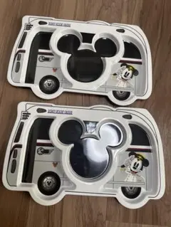 ディズニーリゾートクルーザー型プレート2枚セット