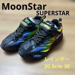 ムーンスター スーパースター SUPERSTAR レインボー 20.5cm 幅広